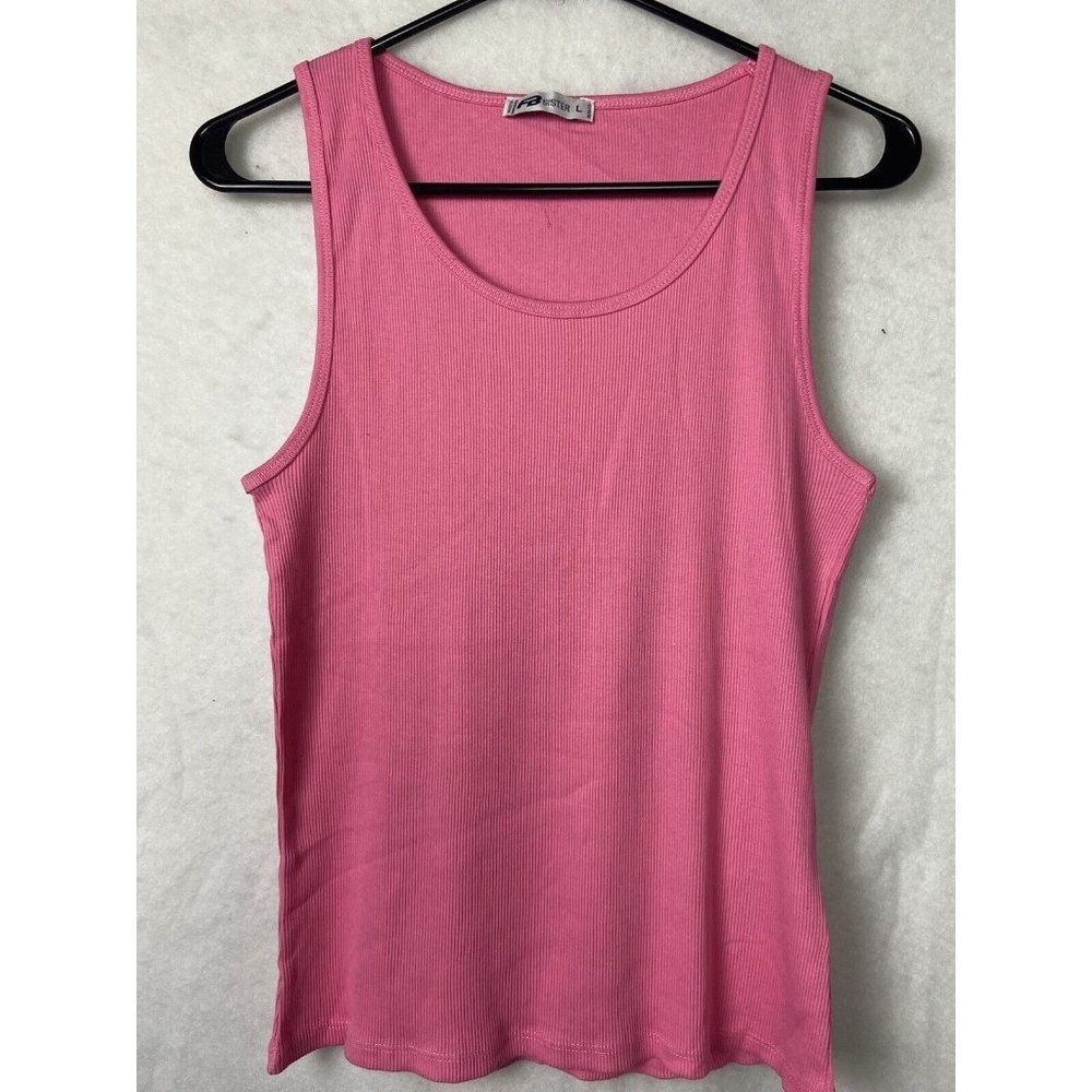 FB Sister Women Tank Top size Large pink shirt